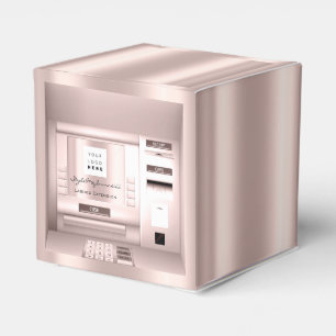 Firmenname ATM Bank Rose Pink Packung Geschenkschachtel