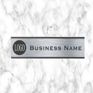 Firmenname Bürogebäude Türsignierung - SIVR-Look Türschild