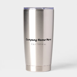 Firmenname Firmenwerbung Thermobecher