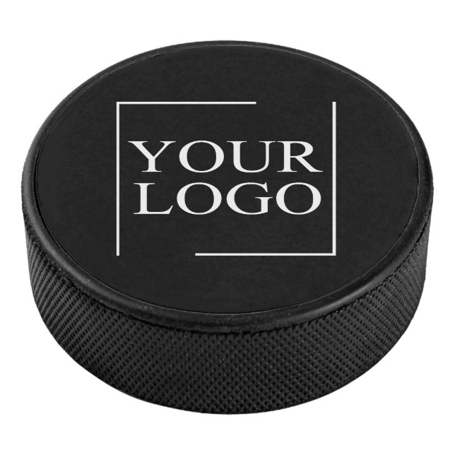 Firmenname Logo hinzufügen Unternehmen Beruflicher Eishockey Puck (3/4)
