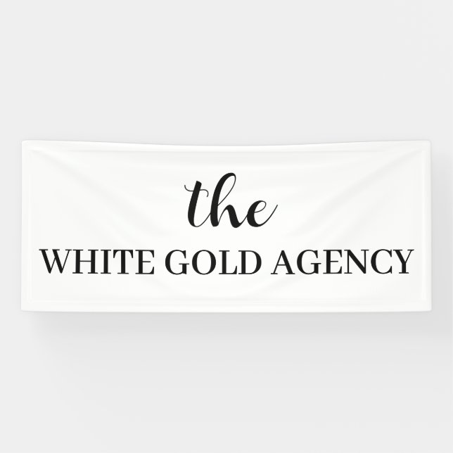 Firmenname Markenbanner 2,5x6ft Banner (Horizontal)