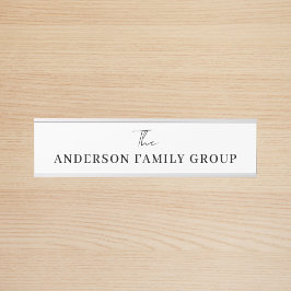 Firmenname Professionell Gebrandet Türschild