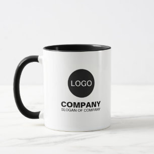 Firmenname, Slogan & Logo   Individuell gebrandet Tasse
