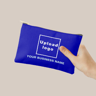 Firmenname und Logo auf Blue Small Poul Zubehörtasche