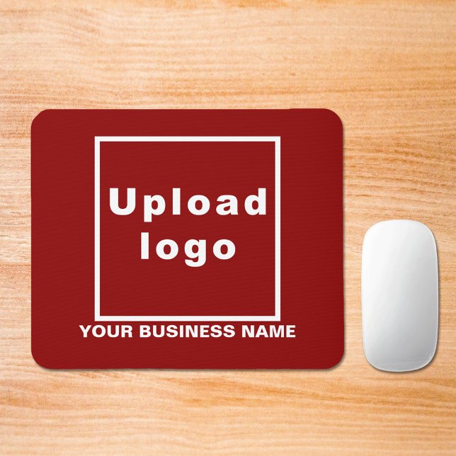 Firmenname und Logo auf der roten Maus-Pad Mousepad (Build brand name awareness. Your business name and logo on red mousepad.)