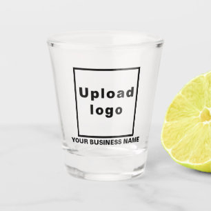 Firmenname und Logo auf Shootglas Schnapsglas