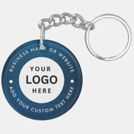 Firmenname und Logo Schlüsselanhänger