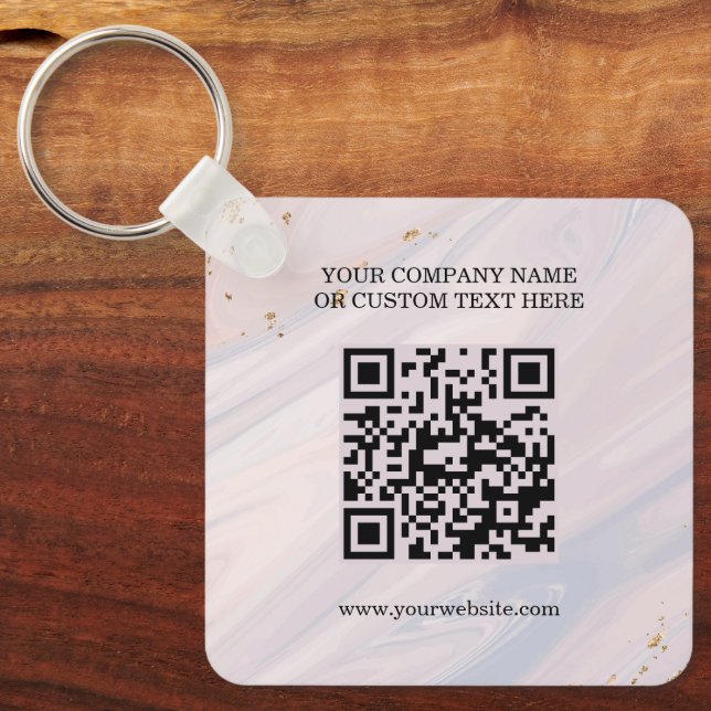 Firmenname und Logo Schlüsselanhänger (Vorderseite)