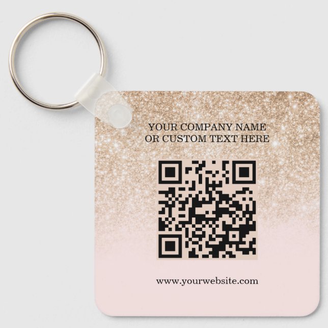 Firmenname und Logo Schlüsselanhänger (Vorderseite)