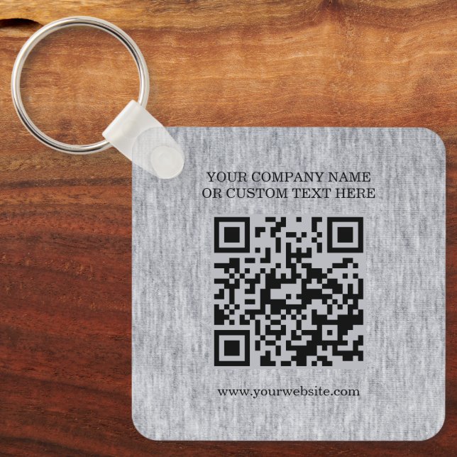 Firmenname und Logo Schlüsselanhänger (Vorderseite)