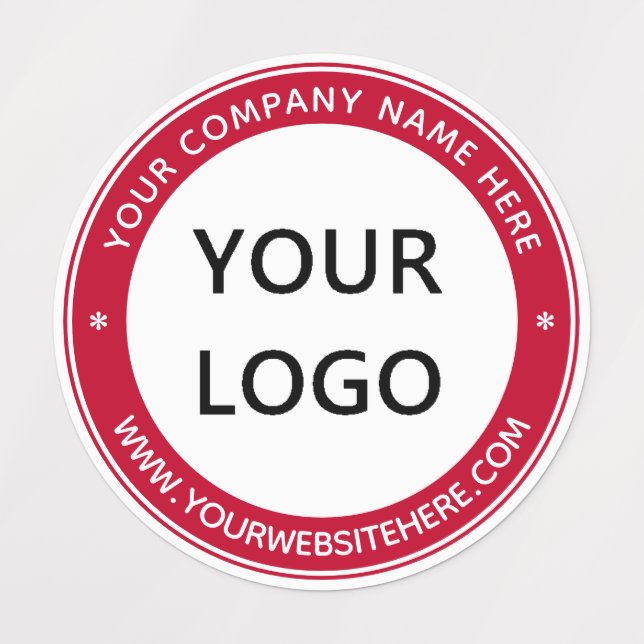 Firmenname Website-Firmenzeichen Firmenzeichen Etiketten (Design 1)