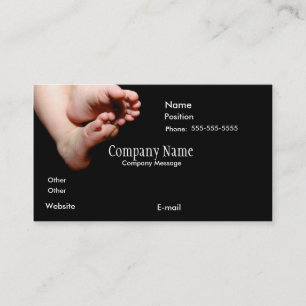 Firmennamen BabiesFeetInBlack-4-zazzle, Company, Visitenkarte