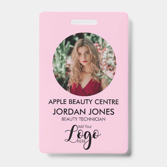 Firmenpersonal für kundenspezifische Logos Foto ro Ausweis (Vorderseite)