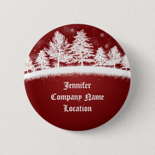 Firmenstandort Weihnachts Party Name Tags Schaltfl Button
