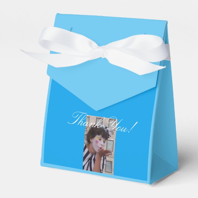 Firmenveranstaltungen, Dusche, Danke, Party Geschenkschachtel (Vorderseite)