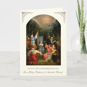 Firmung Heilig-Geist-Jungfrau-Maria-Gebet Karte