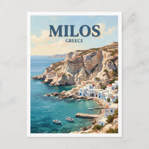 Firopotamos Milos Griechenland Postkarte