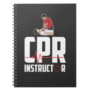 First Aid Ambulance Certified CPR Instructor Notizblock