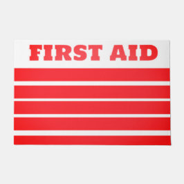 FIRST AID FUßMATTE