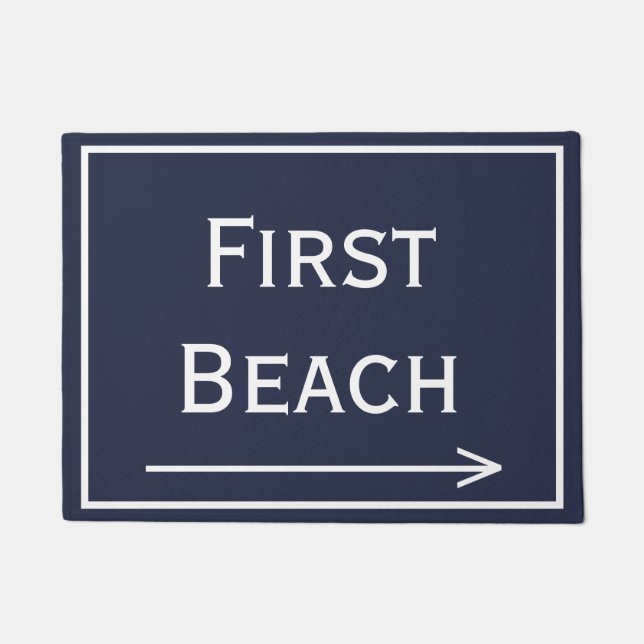 First Beach Newport Doormat Fußmatte (Vorderseite)