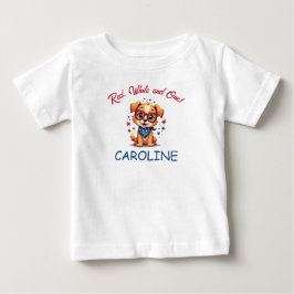 First Birthday 4th of July Baby & Toddler  T-shirt