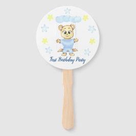 First Birthday Boy Party Fächer