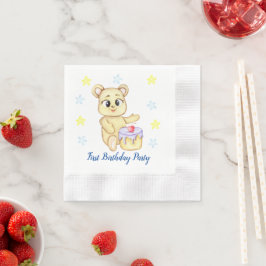 First Birthday Boy Party Serviette