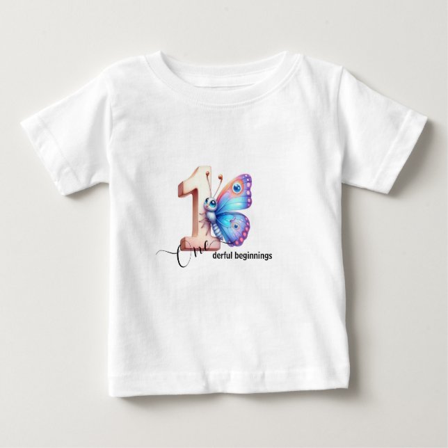 First Birthday Celebration Tee for Toddlers (Vorderseite)
