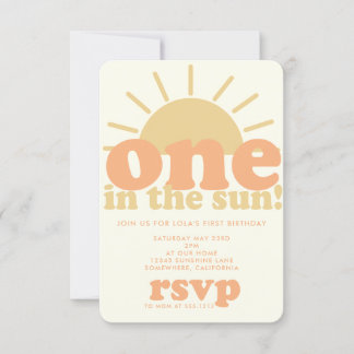 First Birthday Invite Einladung