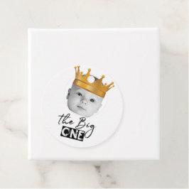 First Birthday Modern Foto Vielen Dank Geschenkanhänger