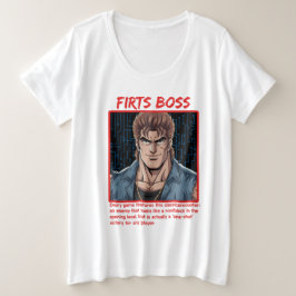 First Boss  Große Größe T-Shirt