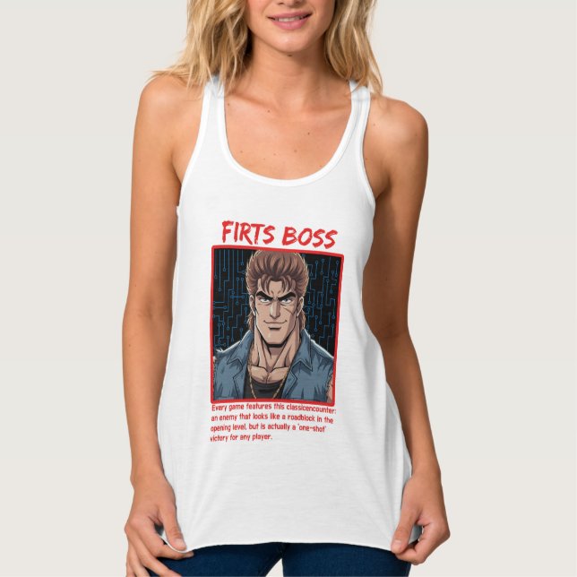 First Boss  Tank Top (Vorderseite)