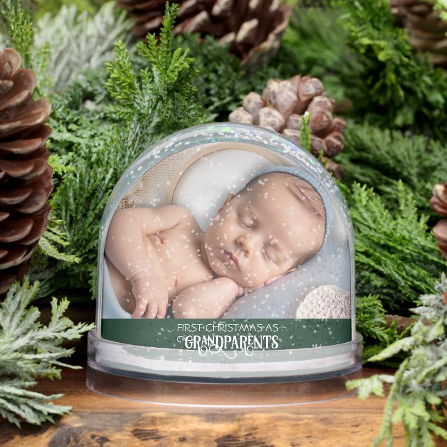 First Christmas as Grandparents Gift Snow Globes Schneekugeln (Winter)