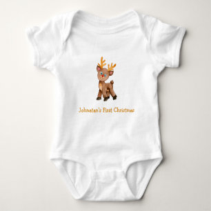 First Christmas Baby Dealer Baby Bodysuit Baby Strampler