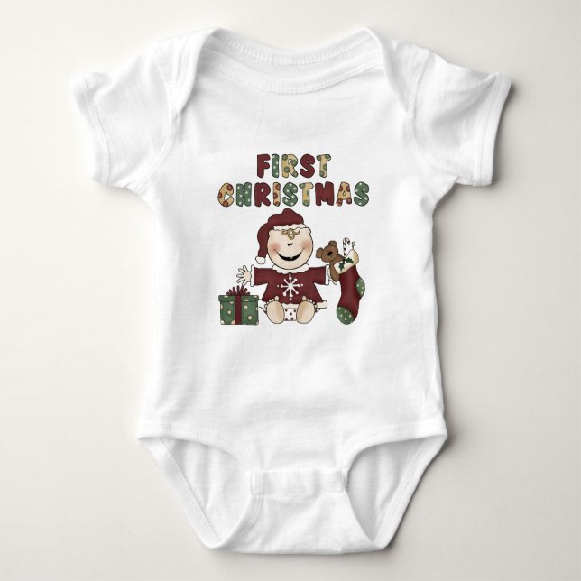 First Christmas Girl Tshirts & Gifts (Vorderseite)