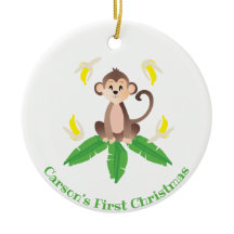 First Christmas Jungle Monkey