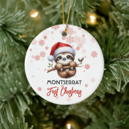 First Christmas niedlich Sloth Baby Ornament
