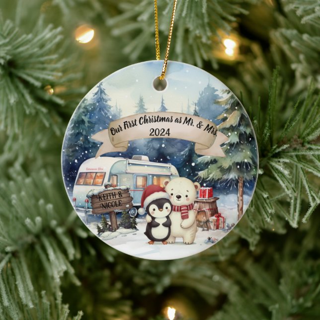 First Christmas RV Couple New Ornament (Baum)