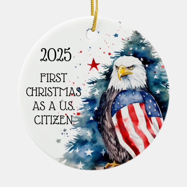 First Christmas US Citizen Ornament Eagle (Vorne)