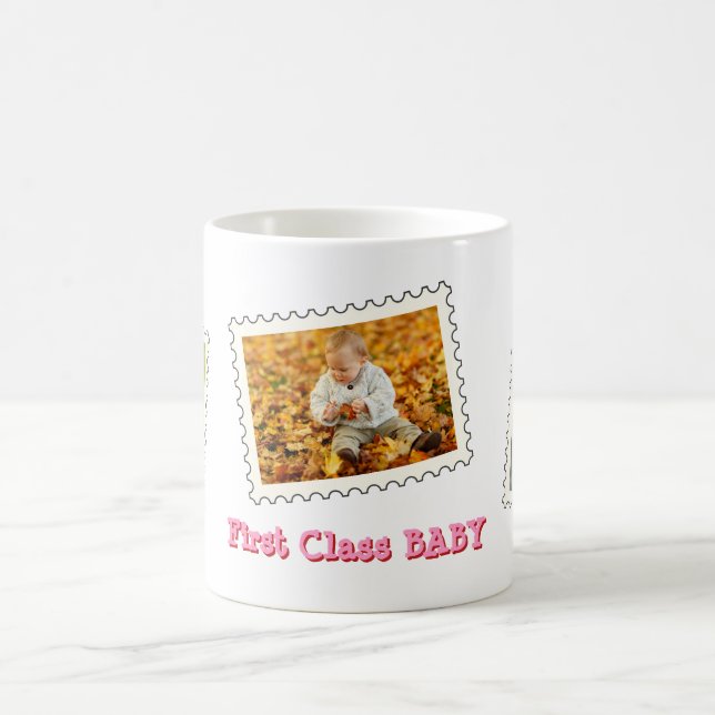 First Class BABY Best Baby Ever 3 benutzerdefinier Kaffeetasse (Mittel)