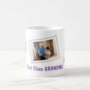 First Class GRANDMA Best Grandma 3 benutzerdefinie Kaffeetasse