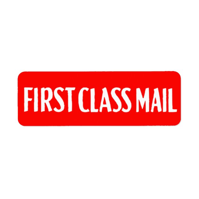 First Class Mail (Vorne)