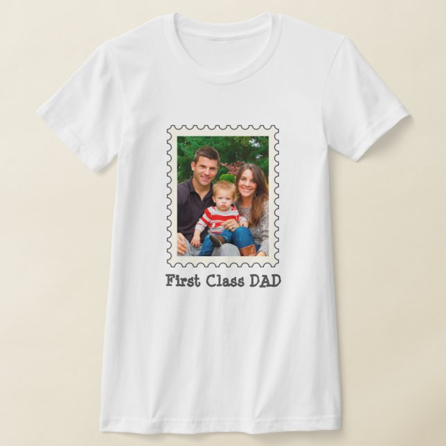 First Class Vater Best Vater Jederzeit benutzerdef T-Shirt (Ablage )