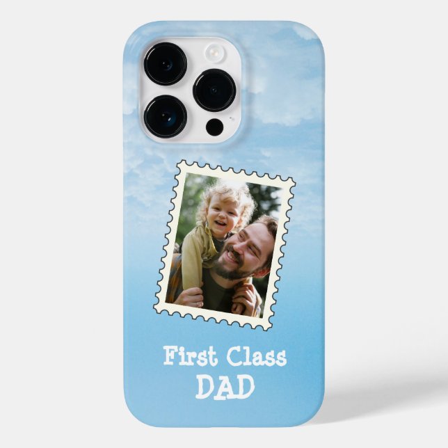 First Class VATER Best Vater Modernes, benutzerdef Case-Mate iPhone Hülle (Rückseite)