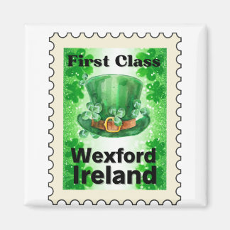 First Class Wexford Ireland Briefmarke Magnet