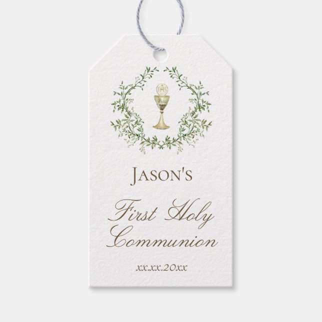 First Communion  Geschenkanhänger (Vorderseite)