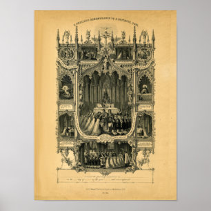 First Communion Personal Memorial (tan) Poster