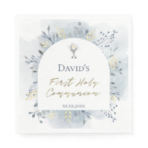 First Communion Wasserfarben-Laub