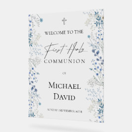 First Communion welcome Acrylschild