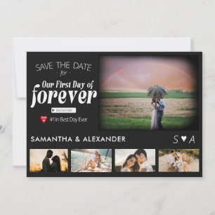 First Day of Forever Filmplakat 5 Foto Hochzeit Save The Date